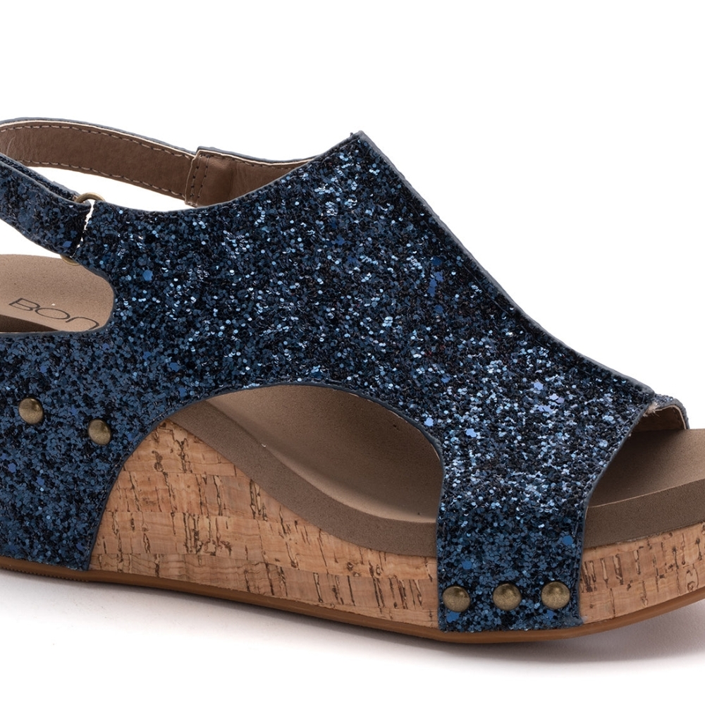 Corkys Carley Navy Glitter